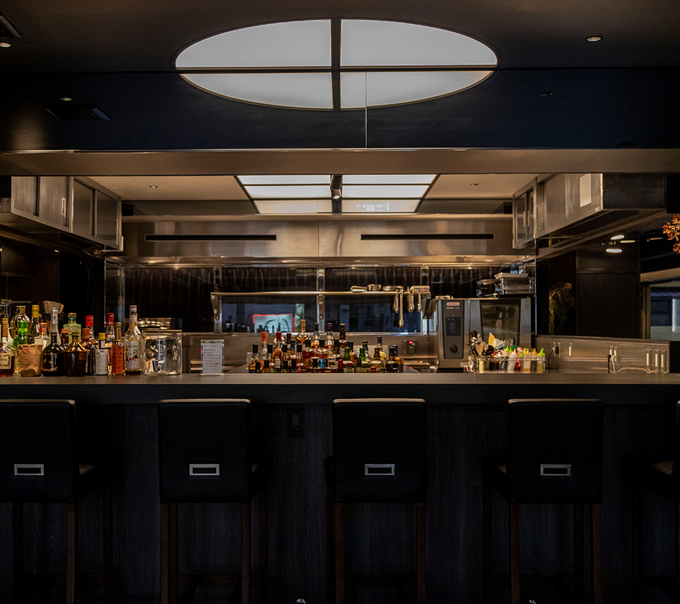 レストランの内装の様子