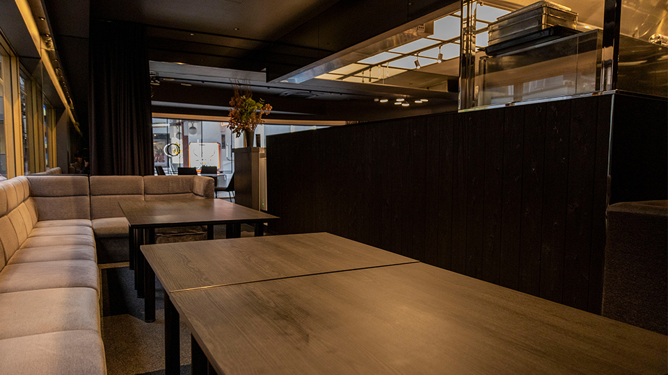 レストランの内装の様子